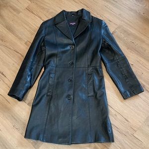 Leather Trench by Carrie Hoxton London - real leather trench coat